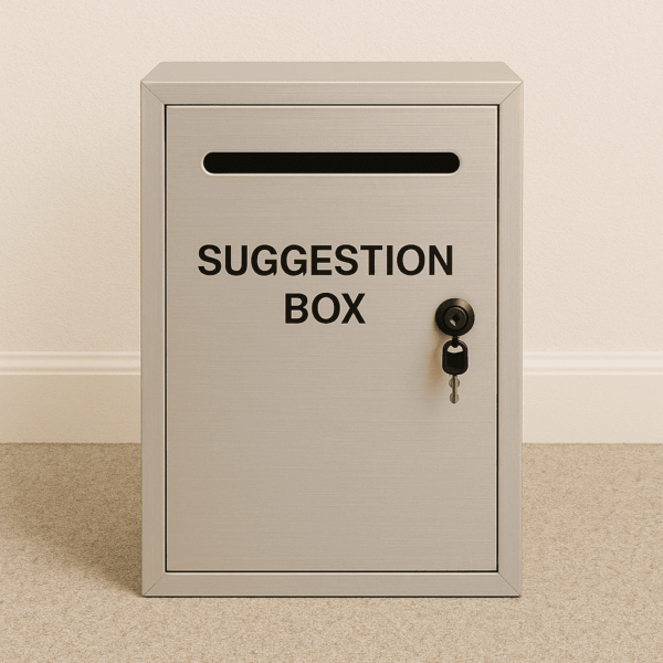 Drop Boxes & Suggestion Boxes