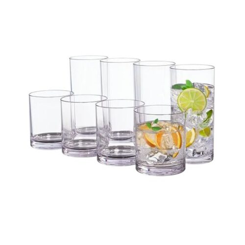 Water Glass – Hi Ball – 310 ml Clear Acrylic - Image 3