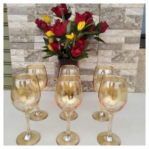 Wine Glass – 415 ml Gold - DILHAO - Image 3