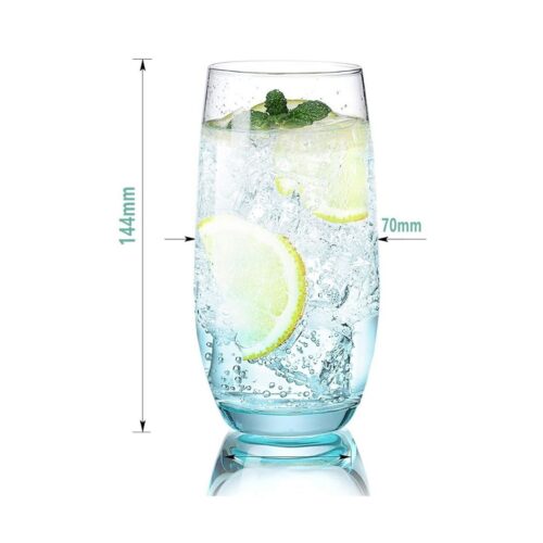Water Glass – Curved – Acrylic – 210 ml Clear - Image 3