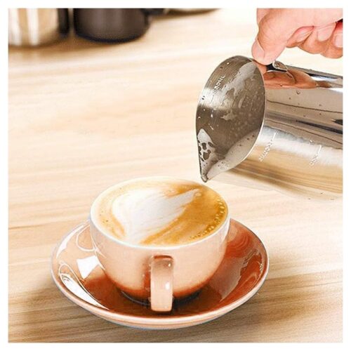 Frothing Jug – 550 ml Silver - DNSS - Image 3
