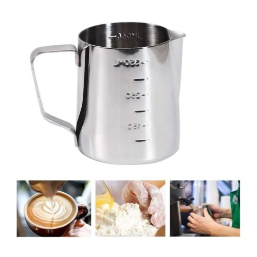 Frothing Jug – 550 ml Silver - DNSS - Image 2