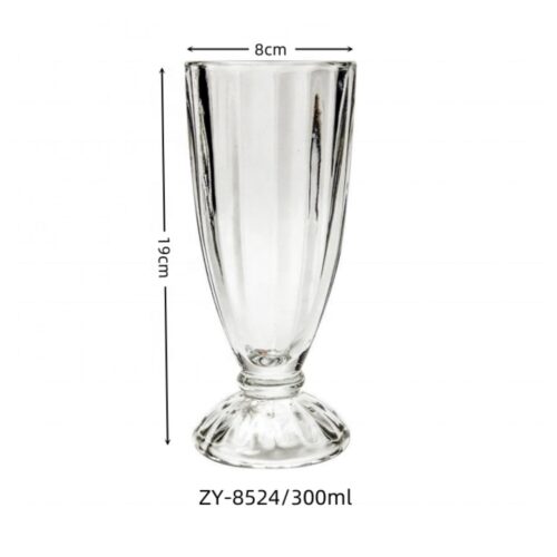 FAQIANG – Milkshake Glass – 369 ml Clear - Image 3