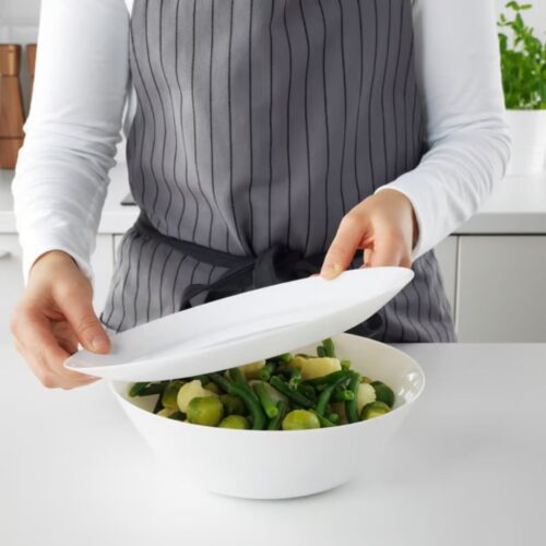 Salad Bowl – 23 cm Brilliant White - IKEA - Image 2