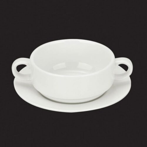 Soup Bowl – With Ears – White Ceramic - Image 2
