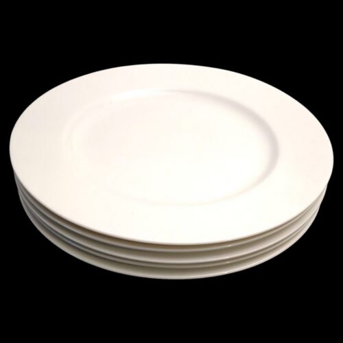 Dinner Plate – 11" White Ceramic - HOTEL WARE - Image 3