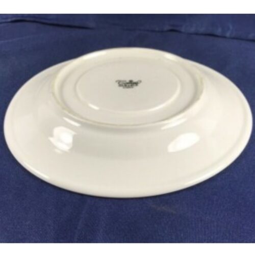 Saucer – 6" White Ceramic - CAMEO - Image 2