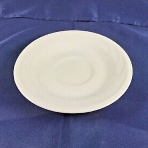 Saucer – 6" White Ceramic - CAMEO - Image 3