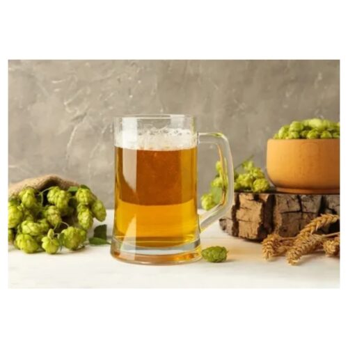 DELI – Beer Mug – With Handle – 500 ml Clear - Image 3