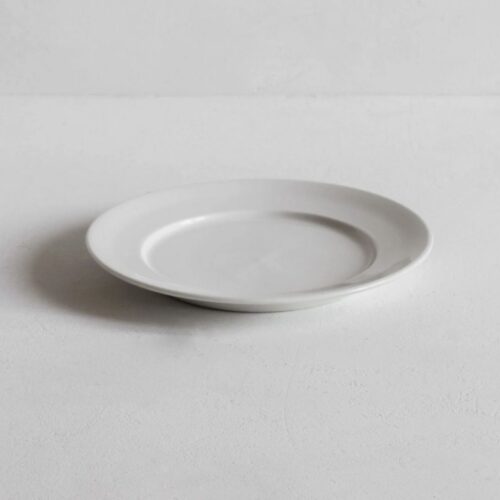 Side Plate – With Depression – 8" White Ceramic - Image 2