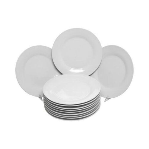 Side Plate – With Depression – 5" White Ceramic - Image 3