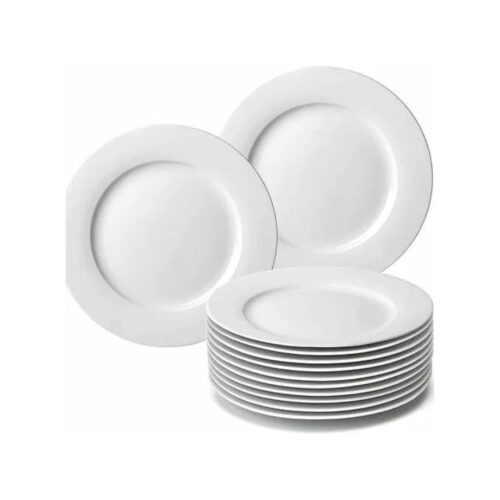 Side Plate – With Depression – 5" White Ceramic - Image 2