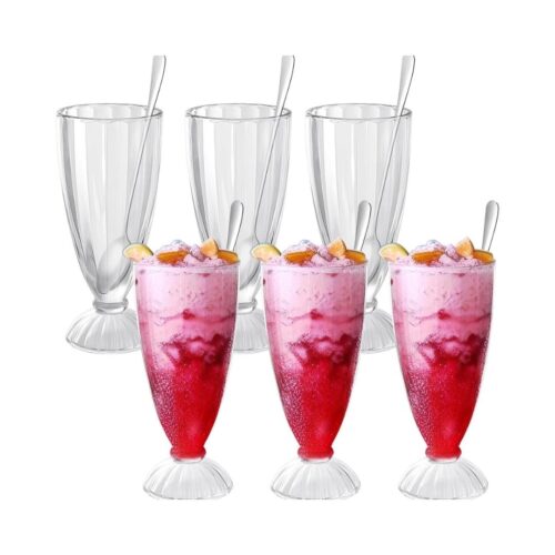 SUNDABESTS – Milkshake Glass – 300 ml Clear - Image 2