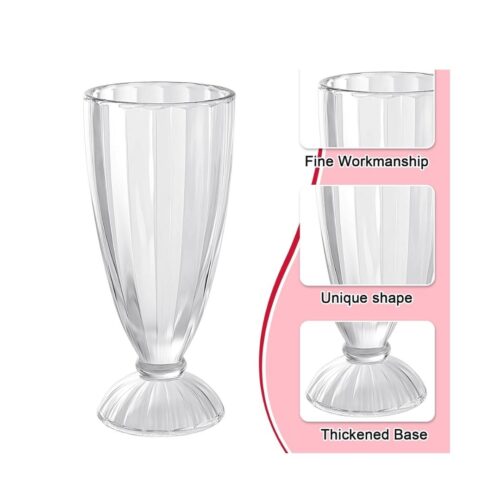 SUNDABESTS – Milkshake Glass – 300 ml Clear - Image 4
