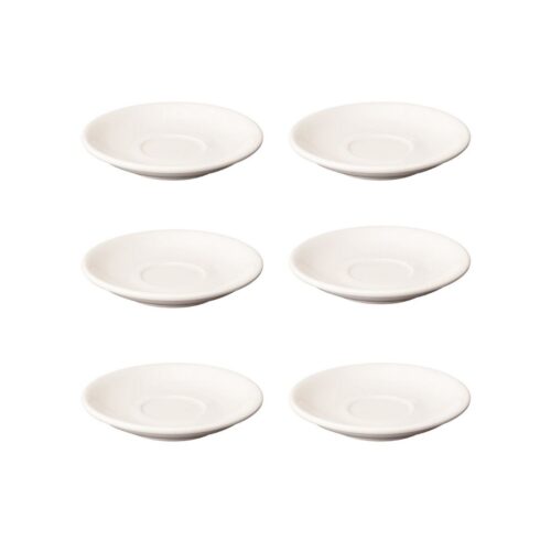 Saucer – Plain Round – 6" White Ceramic - Image 2