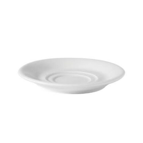 Saucer – Plain Round – 6" White Ceramic - Image 3