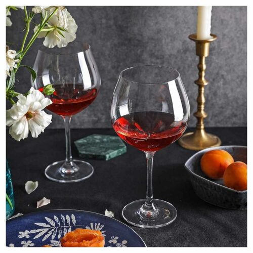CHINA – Wine Glass – Balloon – 650 ml Clear - Image 4