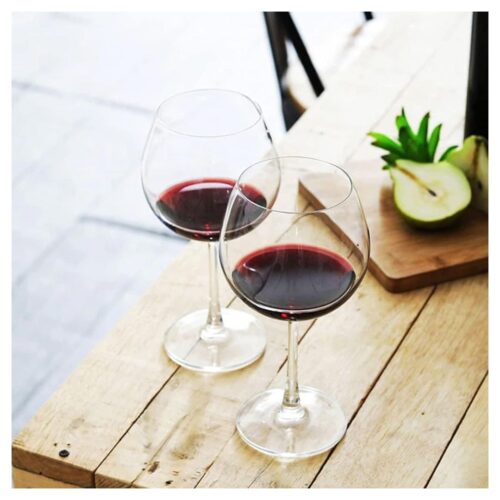 CHINA – Wine Glass – Balloon – 650 ml Clear - Image 3