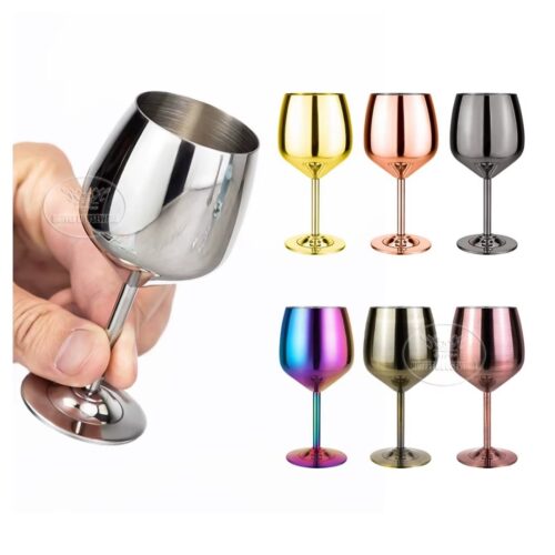 CHINA – Wine Glass – Stainless Steel – 240 ml Silver - Image 3