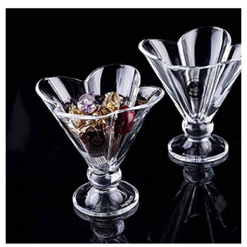 DELI – Ice Cream Bowl – With Stem – 180 ml Clear - Image 2