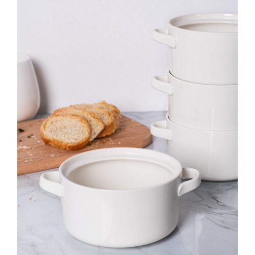Consomme Cup – Black Rim - Ceramic - Image 2