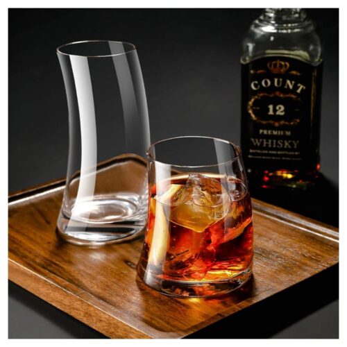 DELI – Water Glass – Curved – 390 ml Clear - Image 4