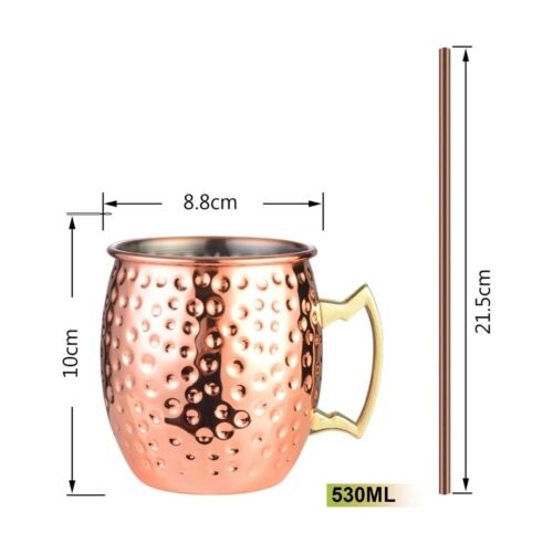 Mule Mug – Moscow  – 300 ml Copper - DNSS - Image 3