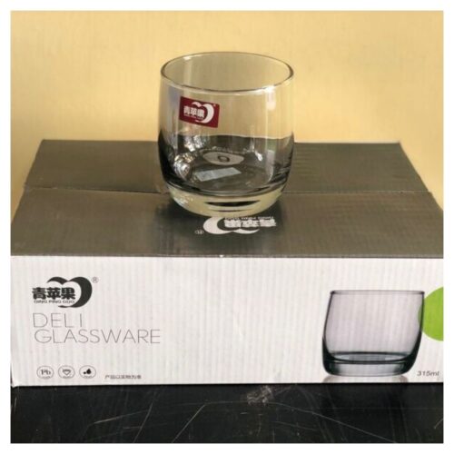 Whisky Glass – Crystal Rocky – Dotted – 340 ml Clear - DELI - Image 2