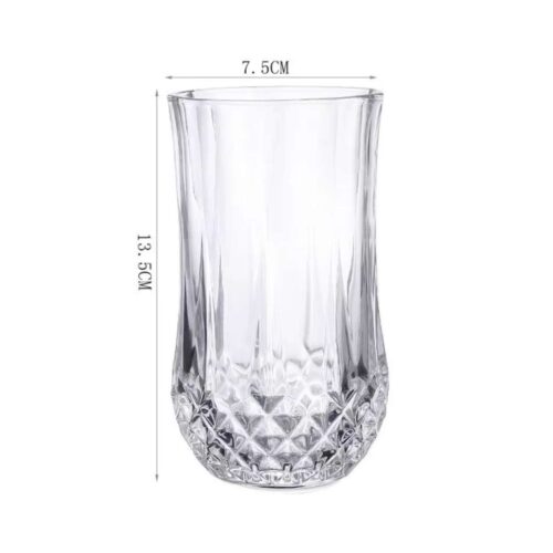 Water Glass – Crystal – 227 ml Clear - HONGLI - Image 2