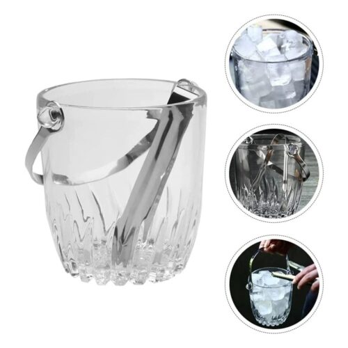 Ice Bucket – 1.5 L Clear Glass - KING DELAY - Image 3