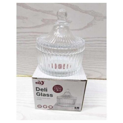 Sugar Dish – 68 mm Clear Glass - DELI - Image 3
