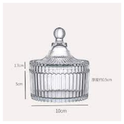 Sugar Dish – 68 mm Clear Glass - DELI - Image 2