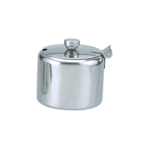 Sugar Bowl – Stainless Steel with Spoon – 300 ml Silver - SUNNEX - Image 3