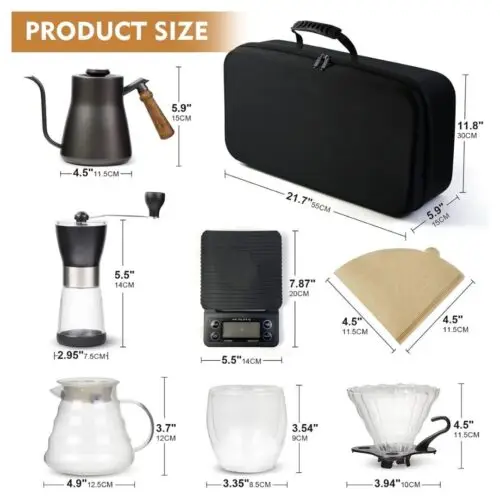 Barista Coffee Briefcase – Black – Set of Tools - CHINA - Image 3