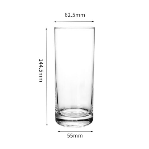 Juice Glass – 280 ml Clear - DILLAO - Image 3