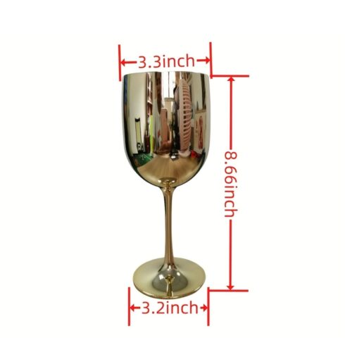 Wine Glass – 355 ml Gold - DILLAO - Image 2