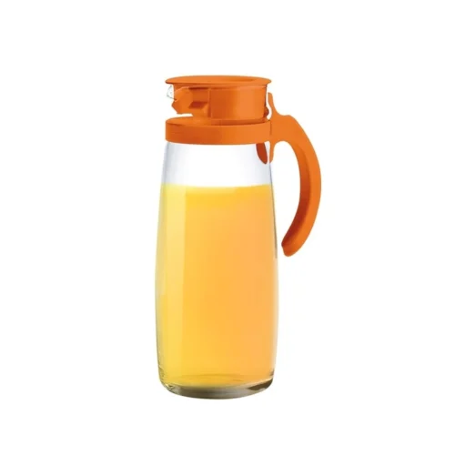 Water Jug – With Orange Cover – 1 L Clear - OCEAN - Image 2
