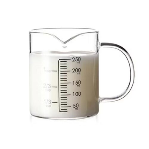 Coffee Measuring Jug – 350 ml Clear Glass - DUBAI - Image 3