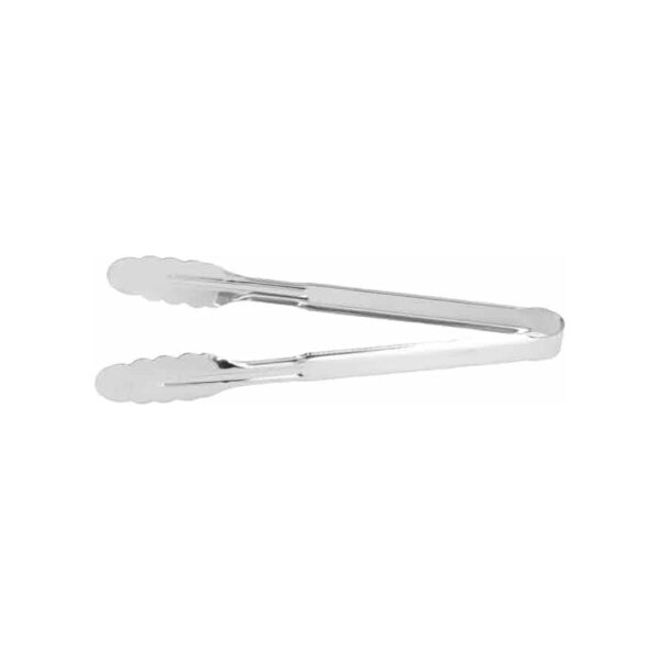 008 DNSS – BBQ Tongs – Serrated – 11.5_ Stainless Steel_compressed