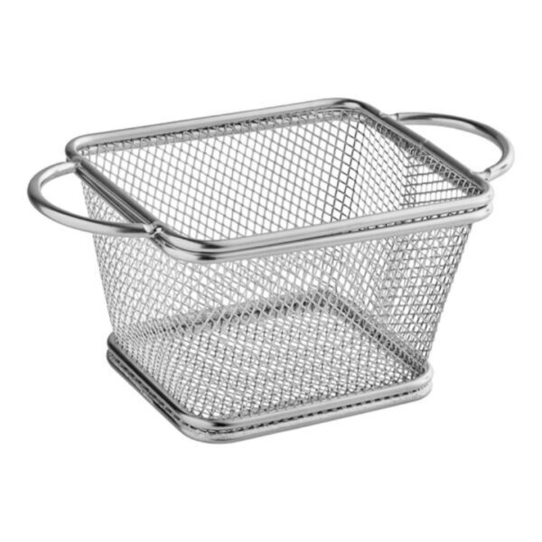 024 FDA – Fries Basket – Rectangular Double Handle – 20.5×11×6 cm Stainless Steel (2)_compressed
