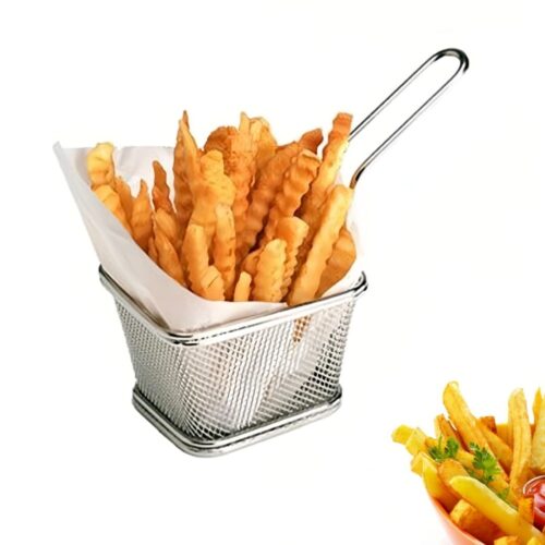 Fries Basket – 8.5×9 cm Stainless Steel - UNIVERSE - Image 2