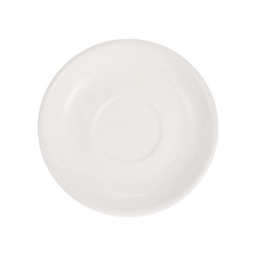 Cappuccino Cup Saucer – 6" White Ceramic - Image 3