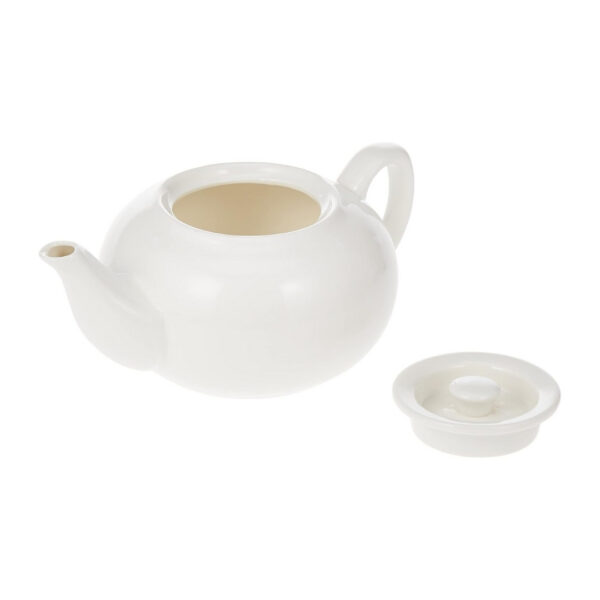 099 SUNNEX White Ceramic Stackable Tea Pot – 950ml (2)