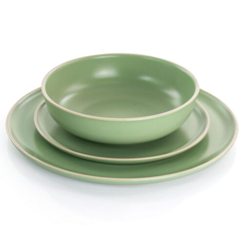 ELITE – Dinner Set – Lime Green Ceramic - Image 2