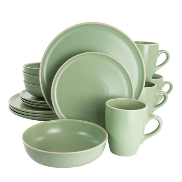 101 ELITE Lime Green Dinner Set (3)