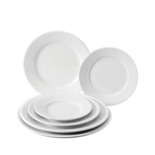 Side Plate 7" White - Ceramic - Image 3