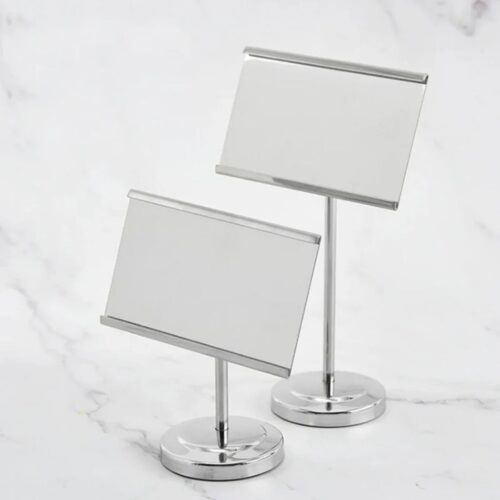 Buffet Tag – 14 cm - Stainless Steel – Silver - Image 3