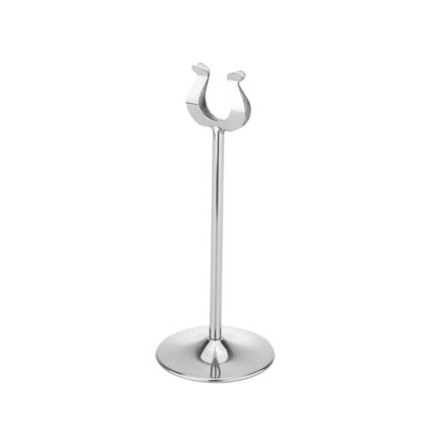 Buffet Tag – 26 cm – Stainless Steel – Horse Style - Silver - Image 2