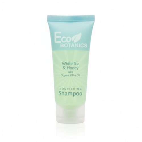Eco Botanics White Tea & Honey Nourishing Shampoo (30ml) - Image 1