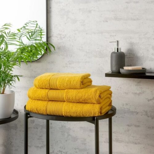 Home Essentials Bath Towel (Mustard) - Image 2